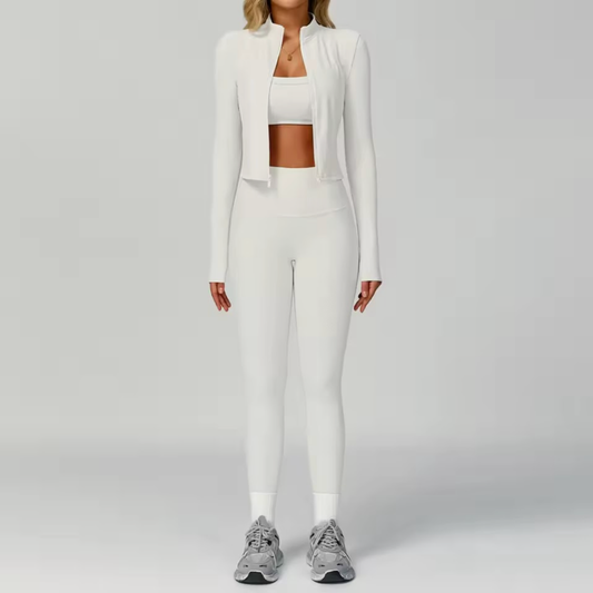 Ribbed Activewear Set for Women