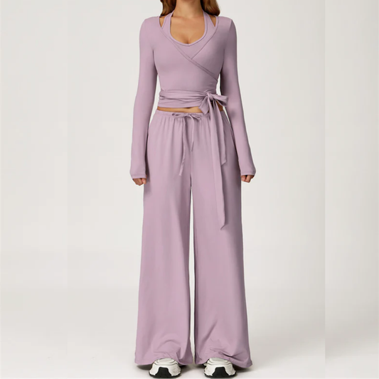 Women Sexy Back Yoga Set